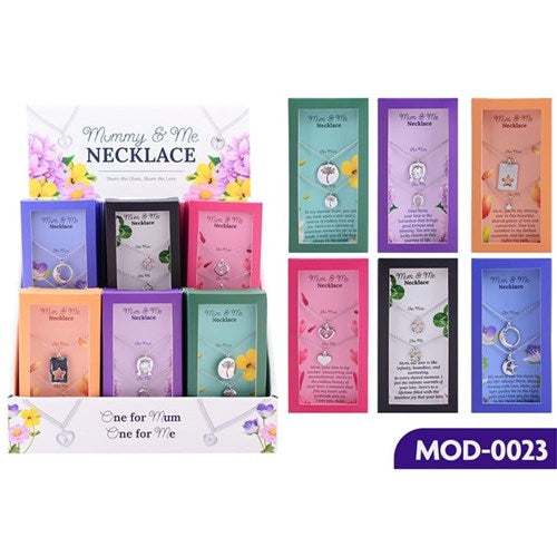 Ronis Mummy And Me Necklace 2pce Assorted