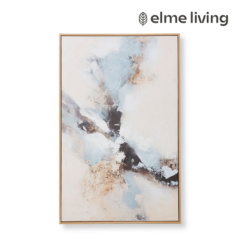 Ronis Murky Hand Painted Wall Art Brown 60x4x90cm