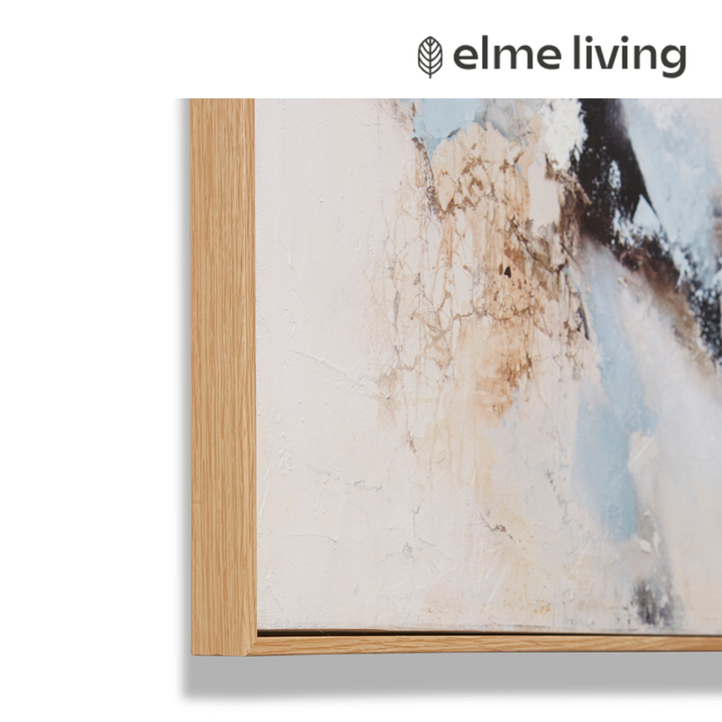 Ronis Murky Hand Painted Wall Art Brown 60x4x90cm