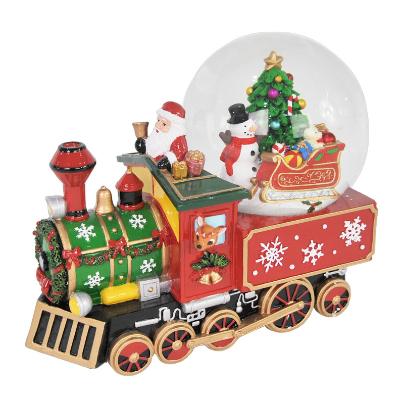 Ronis Musical Waterball Train Windup 12cm