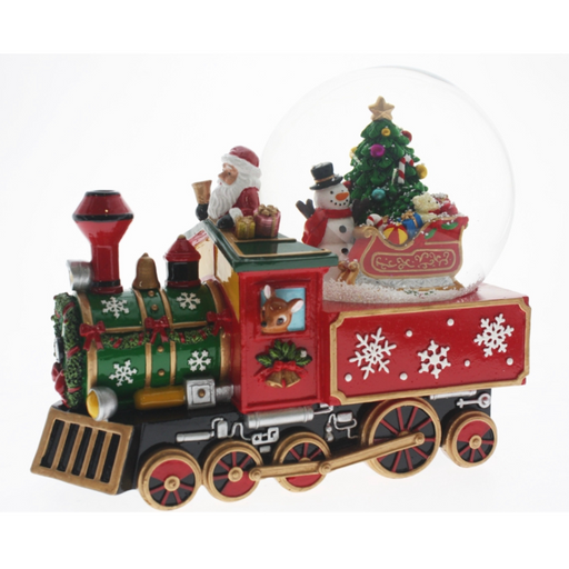 Ronis Musical Waterball Train With Windup Music 12cm