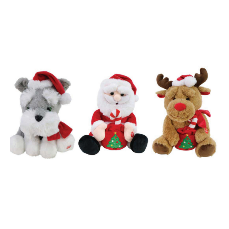 Ronis Musical Character With Moving Eyebrows 28cm Assorted