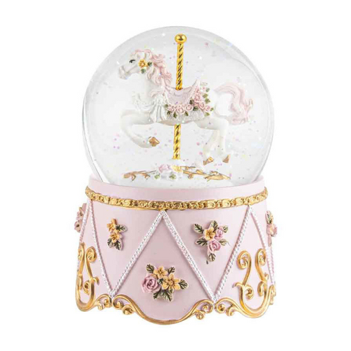 Ronis Musical Horse Water Globe 15cm