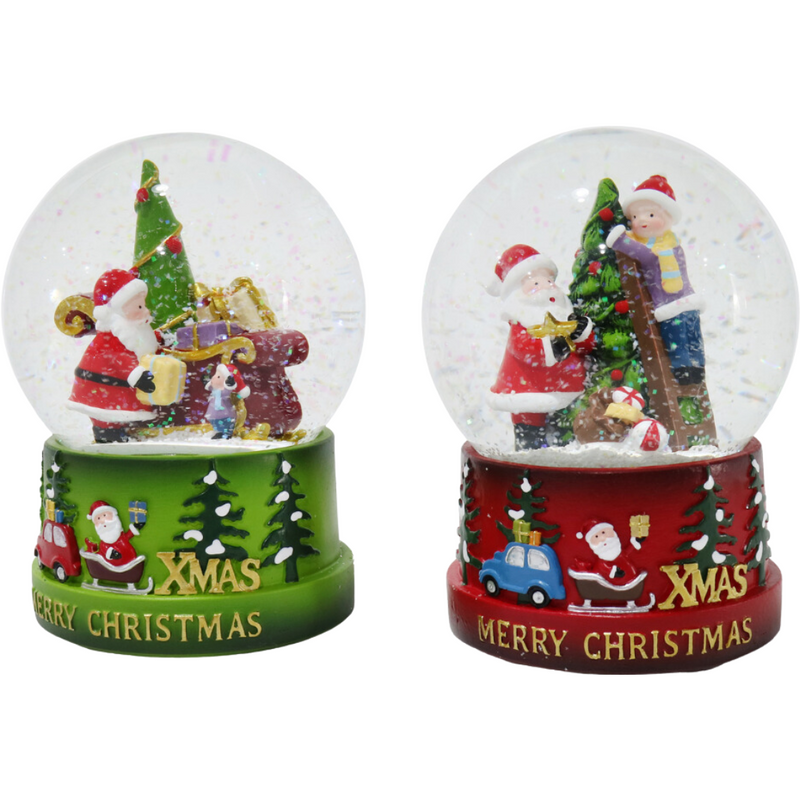 Ronis Musical Santa Water Ball 10cm Assorted