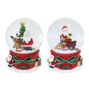 Ronis Musical Santa Waterball 10cm Assorted