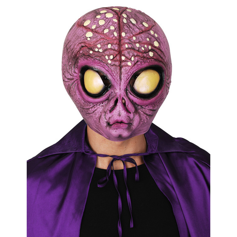 Alien Purple Full Head Face Mask