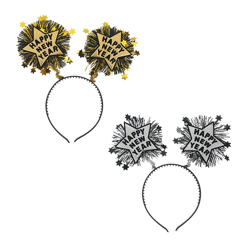 Assorted Happy New Year head bopper novelty party headpiece