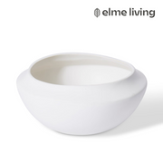 Ronis Nakano Wide Bowl White 20x20x9cm – thumbnail