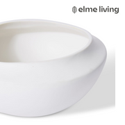Ronis Nakano Wide Bowl White 20x20x9cm – thumbnail