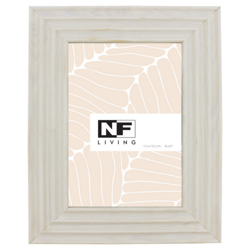 Name and frame 10x15cm white photo frame for personalised display and gifting