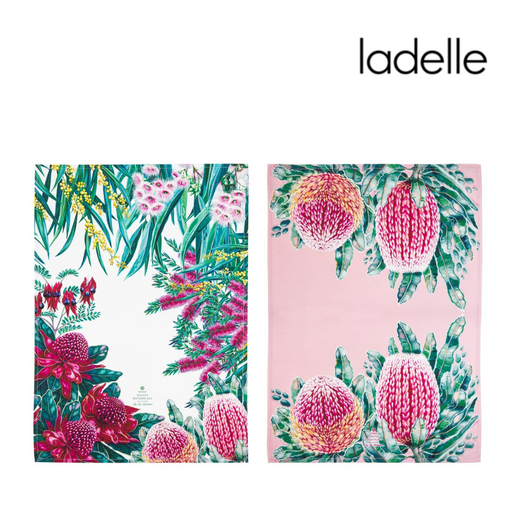 Ronis Native Flora Banksia Kitchen Towel 2pk