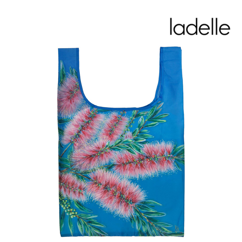 Ronis Native Flora Bottle Brush RPET Shopping Bag