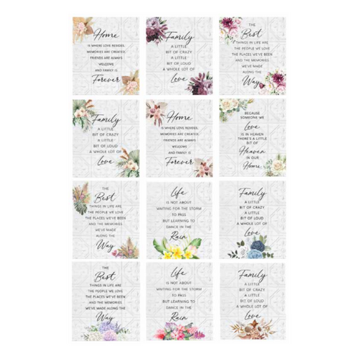 Ronis Natives & Birds Inspiration Plaques 14x12x0.9cm Assorted