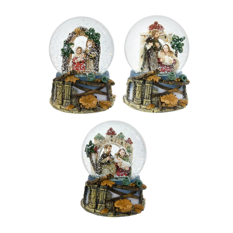Ronis Nativity Scene Waterball 65mm Assorted