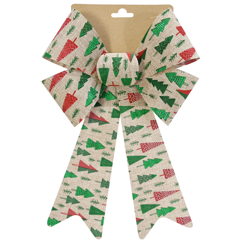 Ronis Natural Bow Trees 23x38cm Assorted