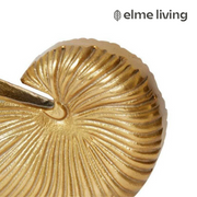 Ronis Nautilus Vase Gold 22x6x15cm