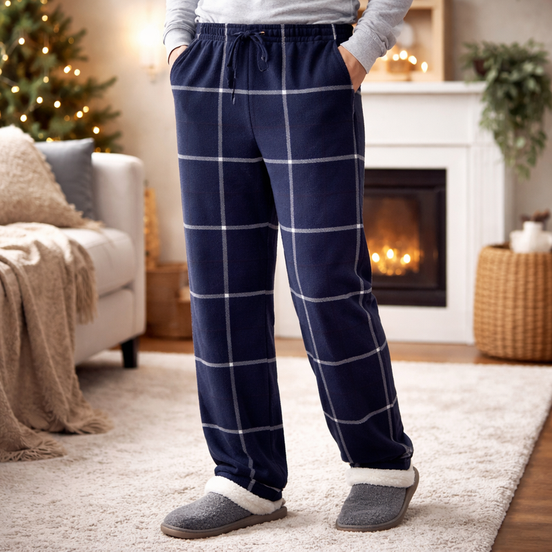 Navy Windowpane