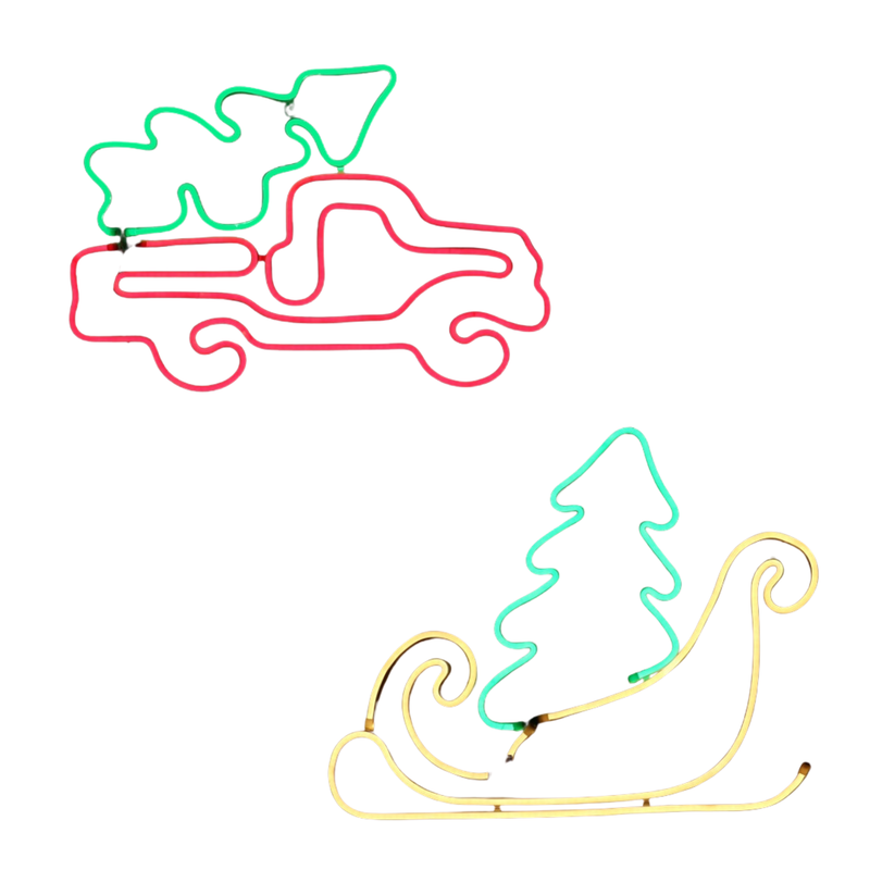 Neon LED Flex Strip Truck Sleigh