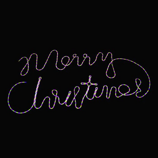 Ronis Neon Sign Merry Christmas Multicolour