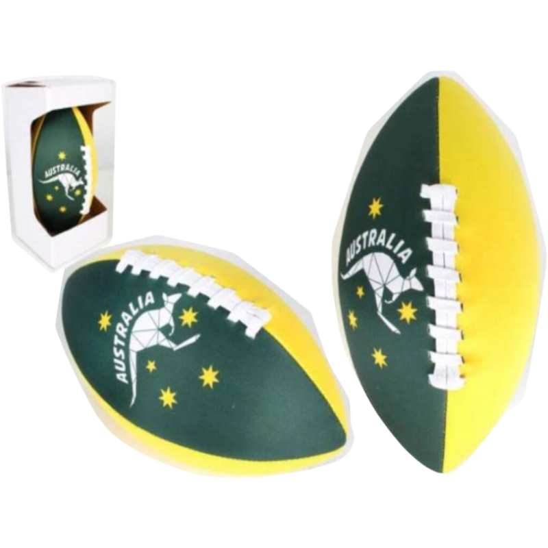 Neoprene Football Green and Gold 26cm
