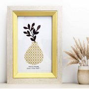 Non matted 8x10 photo frame 20x25cm with pastel detailing assorted picture frame – thumbnail