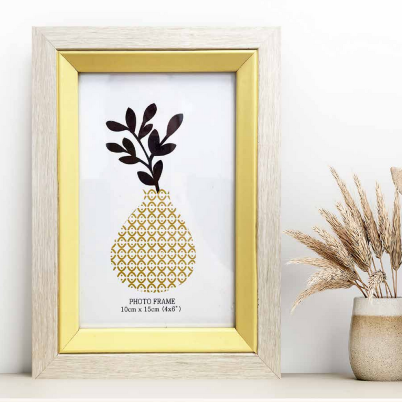 Non matted 8x10 photo frame 20x25cm with pastel detailing assorted picture frame