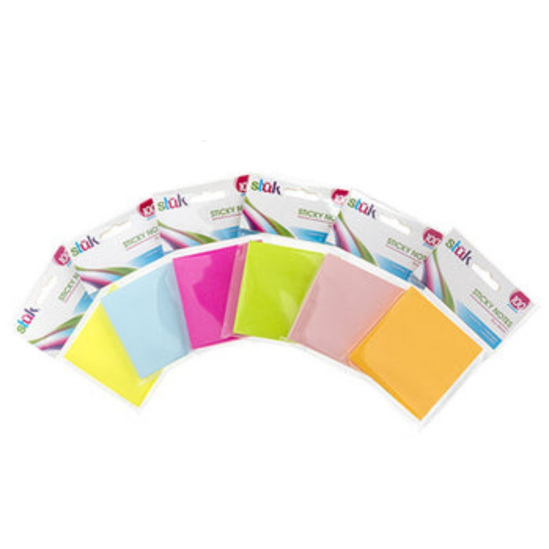Ronis Note Sticky 76x76mm 100sheets Assorted
