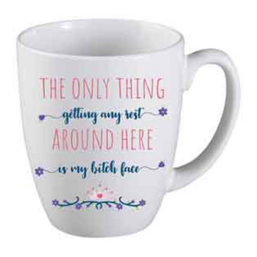 Ronis Novelty Mug The Only Thing Resting Around Here 355ml
