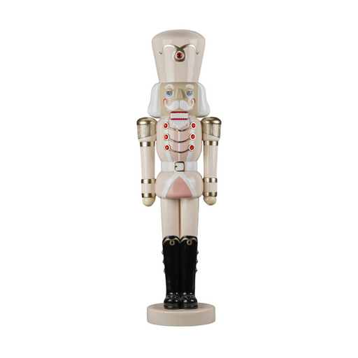 Ronis Nutcracker Soldier Pale Pink with Black Boots 122cmH