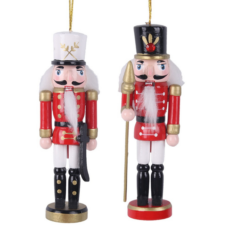 Ronis Nutcracker Tree Ornament 12.5cm 2 Asstd