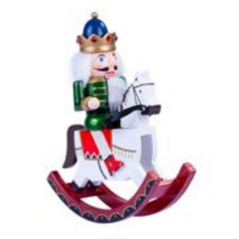 Ronis Nutcracker on Rocking Horse 31cm