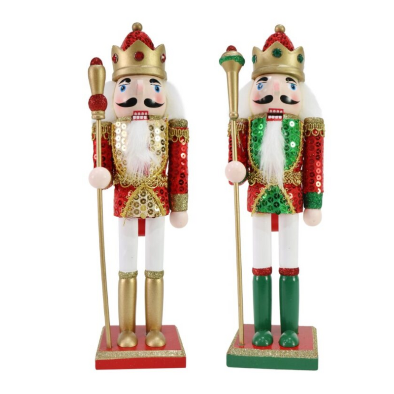 Ronis Nutcracker Sequins Glitter 30cm Assorted