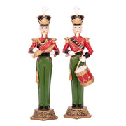 Traditional Christmas nutcracker figurines made from polyresin 12.5x9.5x43cm