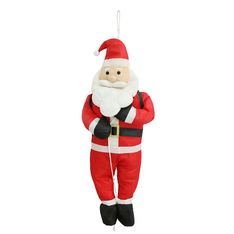 Nylon Garden Santa 120cm Assorted – large outdoor Santa decoration in assorted festive designs