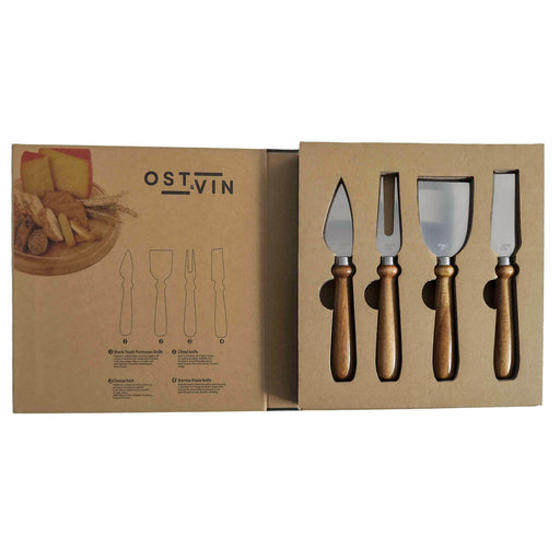 Kitchen Tableware 4Pc Cheese Serving Gift Set