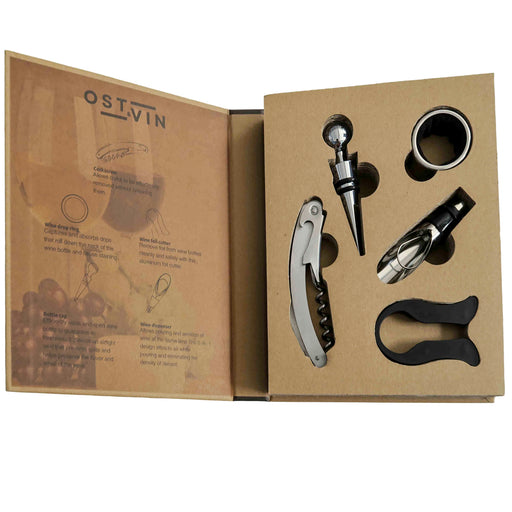 Kitchen Tableware 5Pc Wine Connoisseur Set 20X17