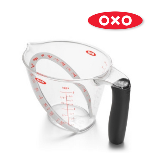 OXO Good Grips Angled Measuring Cup 500ml with clear body and black handle