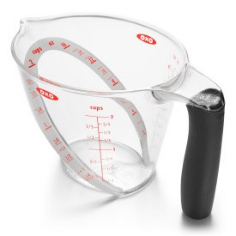 OXO Good Grips Angled Measuring Cup 500ml with clear body and black handle