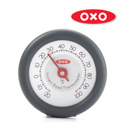 OXO Good Grips Analog Instant Read Thermometer with stainless steel probe, easy-to-read dial, and silicone grip.