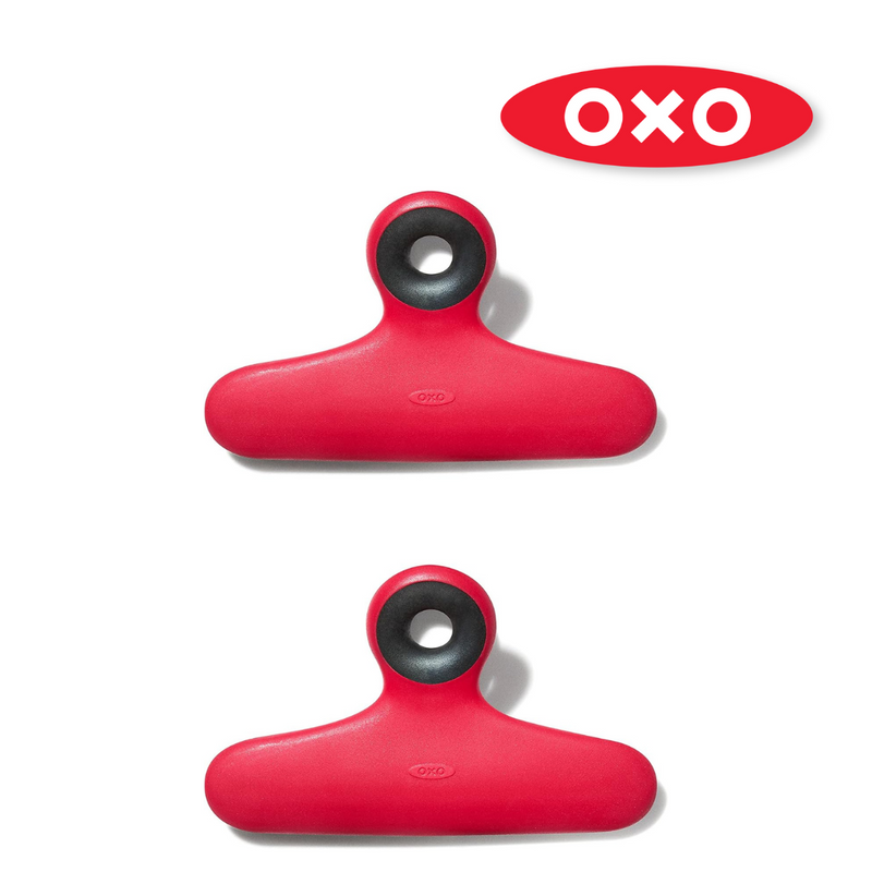 OXO Good Grips Bag Clips 2pk – durable, non-slip clips for sealing snacks and pantry items
