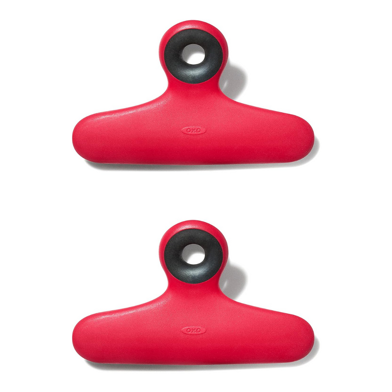 OXO Good Grips Bag Clips 2pk – durable, non-slip clips for sealing snacks and pantry items