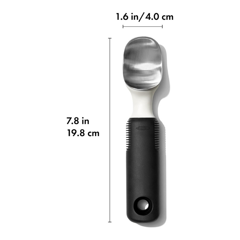 OXO Good Grips Basic Ice Cream Scoop with non-slip handle