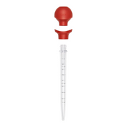 OXO Good Grips Baster with heat-safe silicone bulb and cleaning brush included.