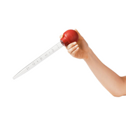 OXO Good Grips Baster with heat-safe silicone bulb and cleaning brush included.