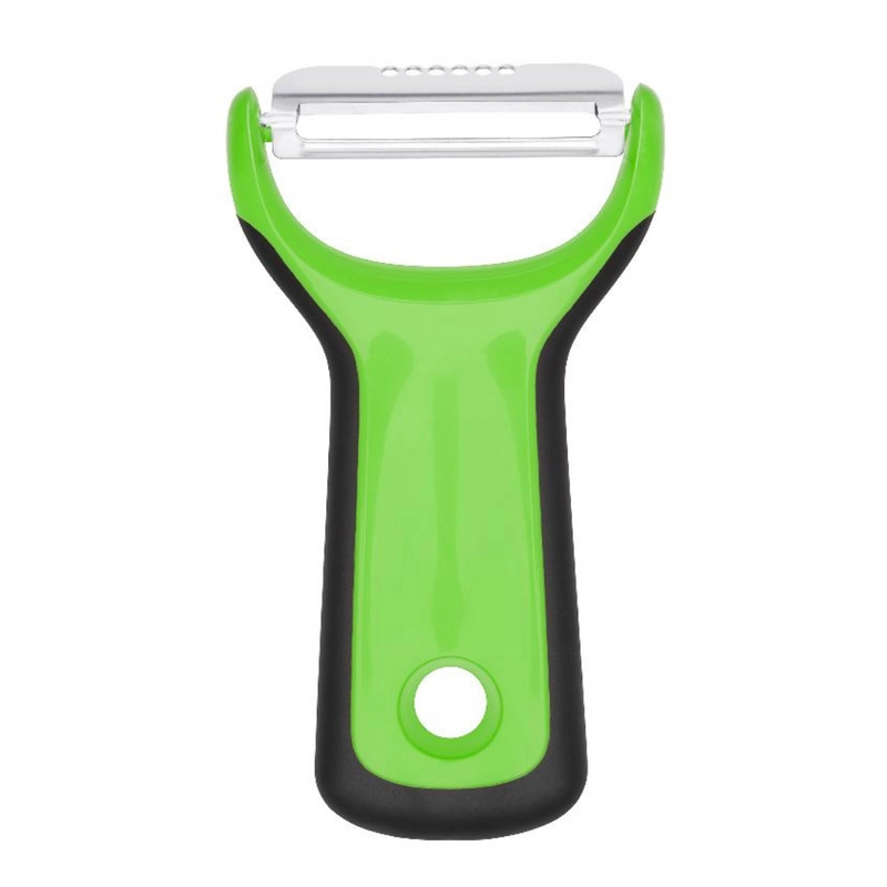 OXO Good Grips Citrus Prep Peeler and Zester with black handle and stainless steel blades