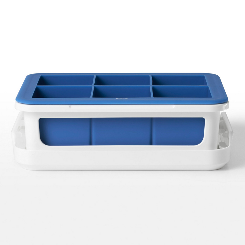 OXO Good Grips Large Covered Ice Cube Tray with silicone lid