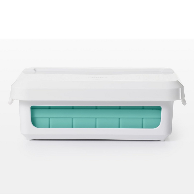 OXO Good Grips Small Covered Ice Cube Tray with silicone lid