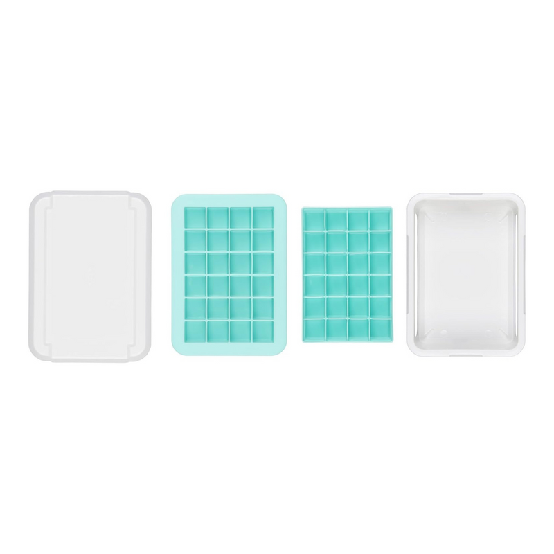 OXO Good Grips Small Covered Ice Cube Tray with silicone lid