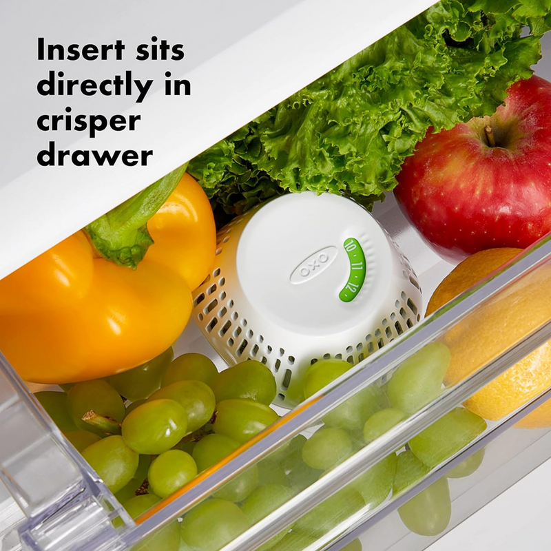 OXO Good Grips GreenSaver Crisper Insert 2-pack with activated carbon filters