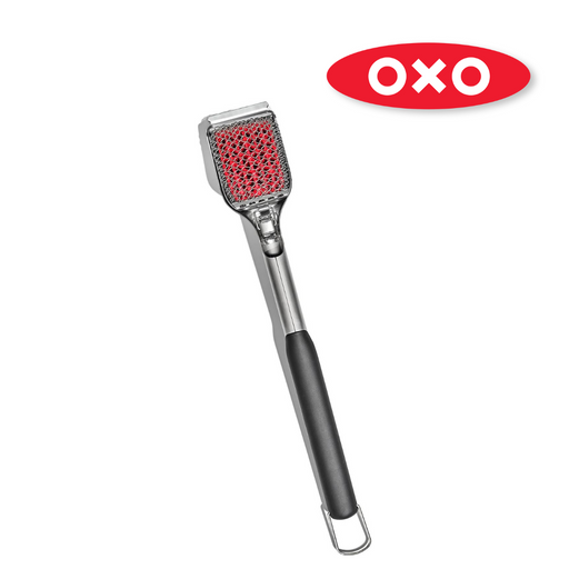 OXO Good Grips Grill Brush with Replaceable Head and non-slip handle